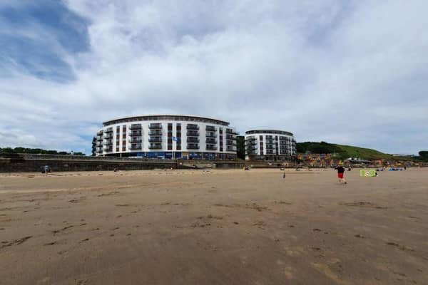 Artist's impression of the new apartments on top of Kepwick House, seen from the beach  Credit:BRL Architects