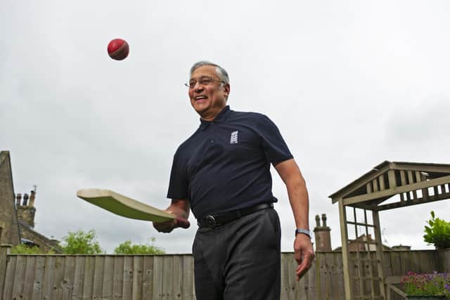 Lord Kamlesh Patel who lives in Bradford and developed a love of cricket as a boy in the city and it turned his life around, he has since gone on to be a director of the England and Wales Cricket Board as well as the chairman of Social Work England and a member of the House of Lords. (Picture: Tony Johnson)