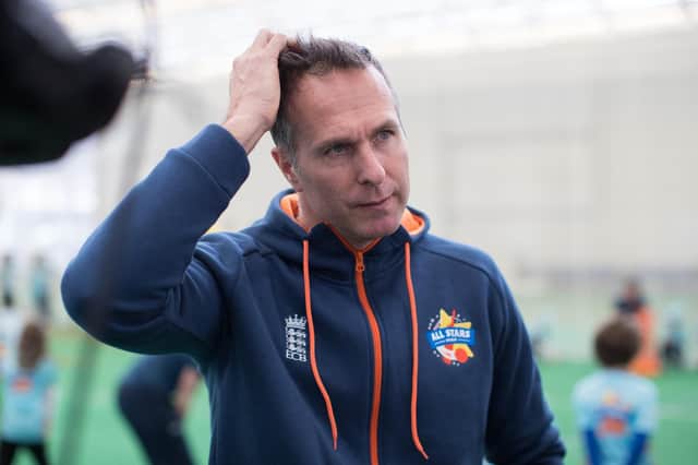 Former England and Yorkshire player Michael Vaughan