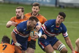 Doncaster Knights' Mark Best scored a second-half try (Picture: Tony Johnson)