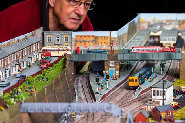 Pictured Allan Freer, looking at a layout titled Wardwood. Image by James Hardisty.