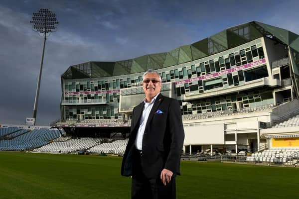 Lord Kamlesh Patel said he will be working intensively to make the necessary changes at Yorkshire CCC. Picture: Simon Hulme.