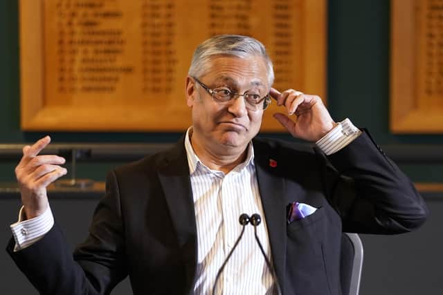 Lord Kamlesh Patel during a press conference at Headingley Cricket Ground, Leeds. (Picture: Danny Lawson/PA Wire)