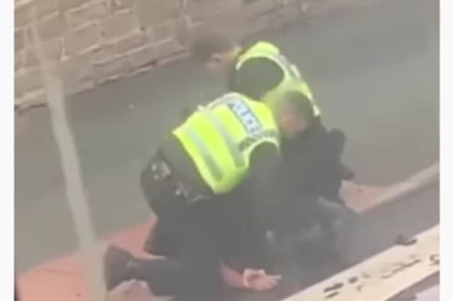 A complaint was made after police constable Graham Kanes restrained and arrested a man in Halifax in August 2020