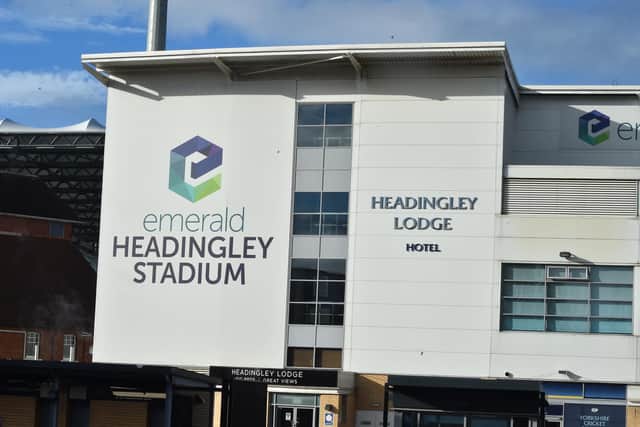 A general view of Yorkshire County Cricket Club's Headingley Stadium in Leeds.