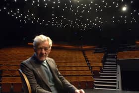 Sir Ian McKellen on the stage of the Crucible theatre in Sheffield in 2009. Picture: Chris Lawton.