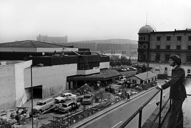 Former director Colin George looks at the Sheffield Crucible Theatre under construction in 1971.