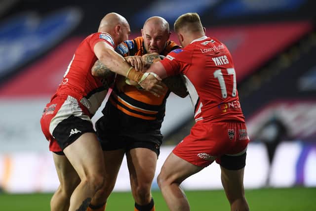 Nathan Massey in action for Castleford Tigers (
Picture: Jonathan Gawthorpe)