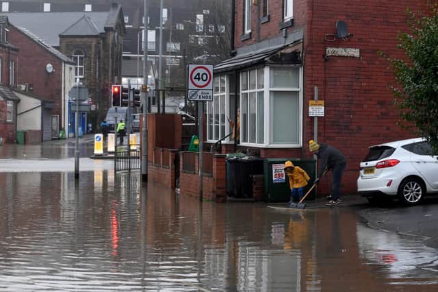 Climate change is expected to bring more intense flooding to Yorkshire in the coming years. Picture: Simon Hulme