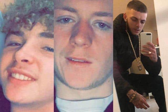 Martin Ward, Mason Hall and Ryan Geddes, also known as Ryan Lee, all died in a crash in Kiveton Park, Rotherham, on Sunday, October 24. Inquests into their deaths have been opened and adjourned