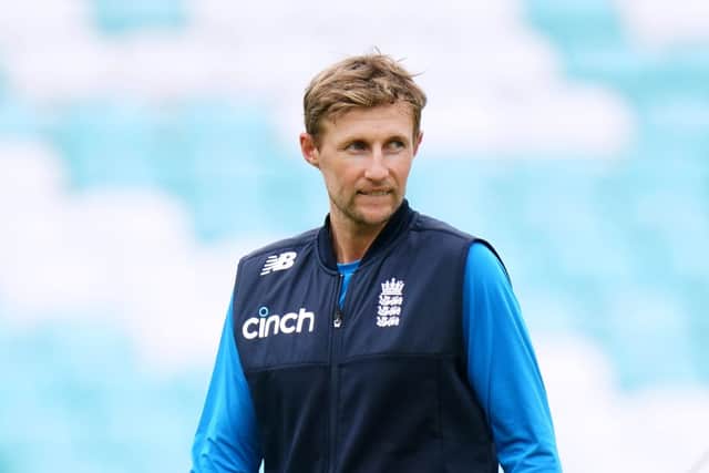 England's Joe Root during a nets session at the Kia Oval in September Picture: Adam Davy/PA