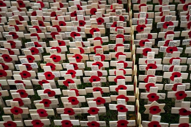 This weekend's remembrance services will also honour the centenary of the Royal British Legion.