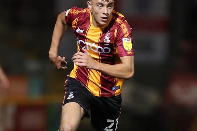 REECE STAUNTON: The Bradford City defender could be sent out on loan. Picture: PA Wire.