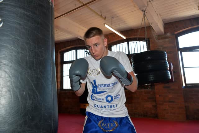 BRING IT ON: Leeds boxer Jack Bateson
 Picture: Jonathan Gawthorpe