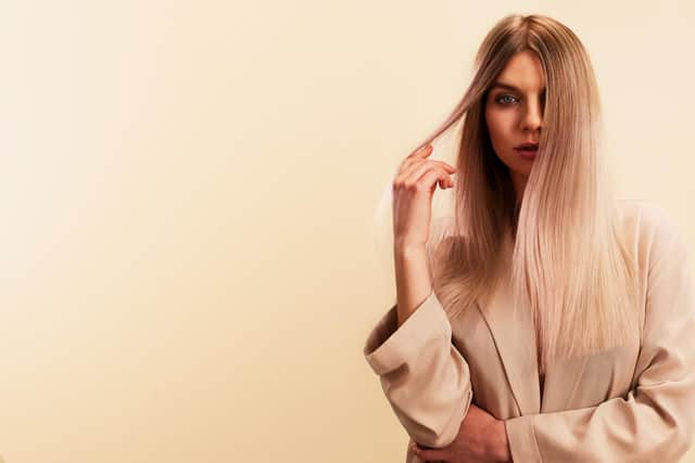 A balayage style working with regrowth, created by Robert Eaton and the Russell Eaton Art Team. Robert is nominated for British Hairdresser of the Year 2021.