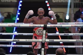 TITLE DEFENCE: For Kid Galahad. Pictures: Getty Images.