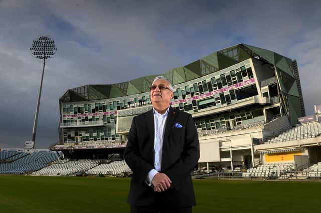 Tough task: Lord Kamlesh Patel, the new Yorkshire County Cricket Club chairman, faces a huge challenge to save the reputation of the county (Picture: Simon Hulme)