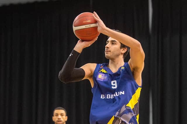 Jordan Ratinho was named in the team of the week for Sheffield Sharks (Picture: Bruce Rollinson)