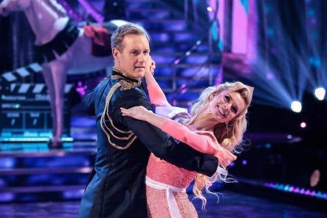 Dan Walker and Nadiya Bychkova have made it through to week eight of Strictly Come Dancing (pic: BBC)