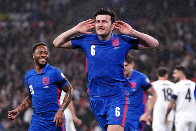 England's Harry Maguire celebration on Friday drew criticism (Picture: PA)