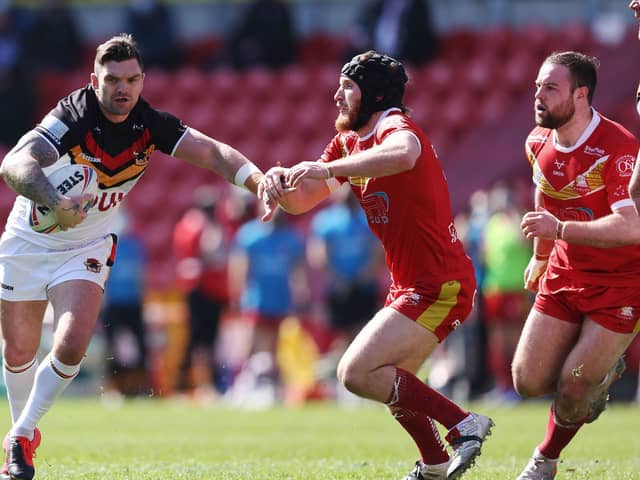 Nomadic: Sheffield Eagles have been playing outside of Sheffield for eight years, latterly at Doncaster’s Keepmoat Stadium. (Picture: SWPix.com)