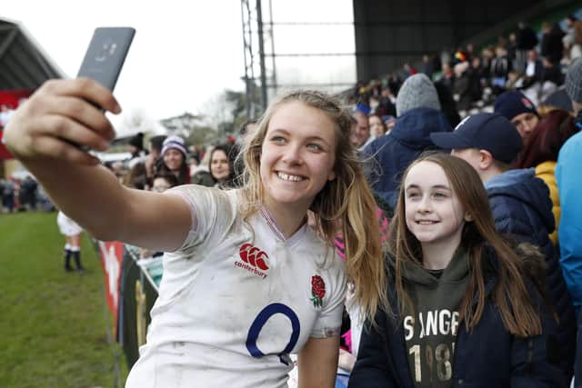 Yorkshire's Zoe Aldcroft has been nominated for the world player of the year award. (Picture: Luke Walker/Getty Images for Harlequins FC)