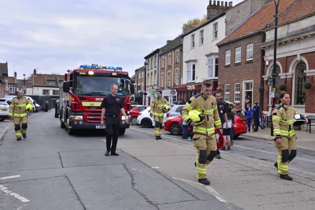 The parade was led by Pocklington firefighters. Photo ciourtsey of Andy Nelson Photography.