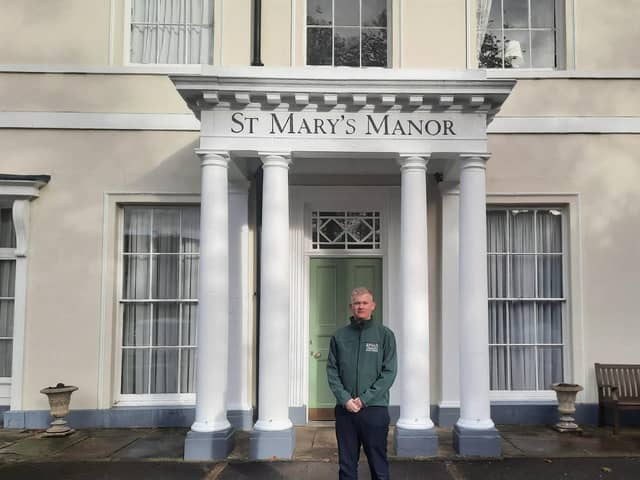 Phil Whiting outside St Mary’s Manor. Beverley based RPMS (Block Management) has added a new property in its growing client portfolio.
