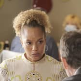 Angela Griffin as Trudi in the Irvine Welsh drama Crime which starts on ITV on Thursday.