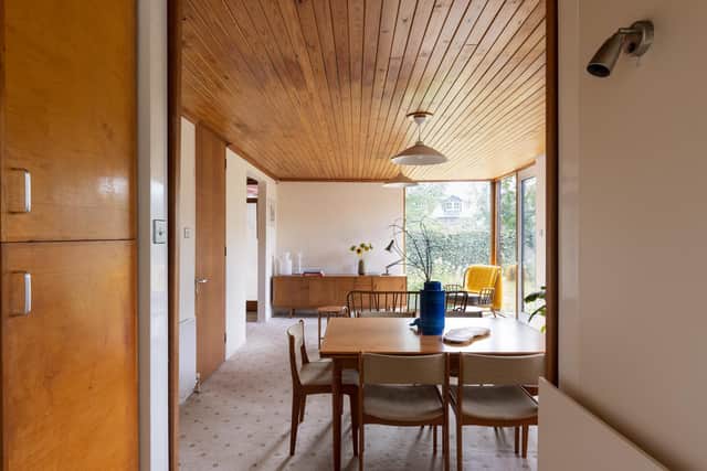 The property is filled with light thanks to large areas of glazing