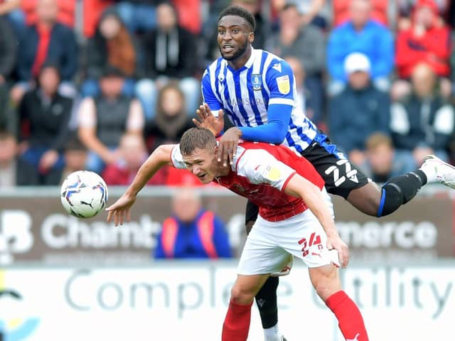 Bare Bones: Chey Dunkley is currently one of only three fit defenders in the Sheffield Wednesday squad. Picture: Steve Ellis