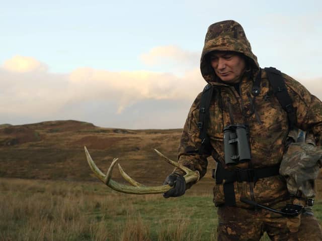 Tracking the behaviour of herds during the rutting season gives the artist a real insight into the secret life of deer.