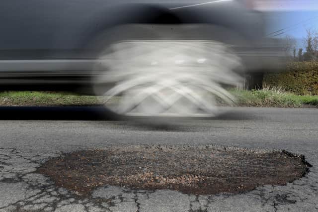 Department of Transport figures show 1% of A roads in the East Riding were placed in the worst category.  Photo: PA Images