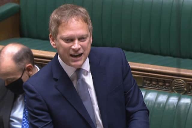 Transport Secretary Grant Shapps announces the Integrated Rail Plan in Parliament.