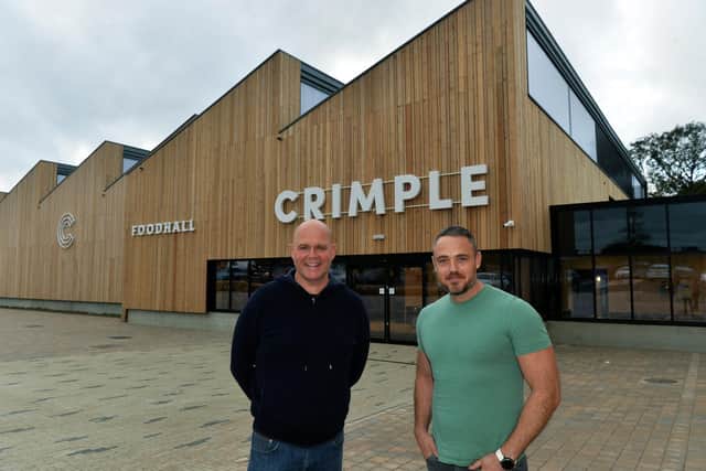 Graham Watson, left, who has spent £4m turning the garden centre into one of the biggest food halls in Yorkshire.
Pictured with Food Hall Manager Chris Lidgett.