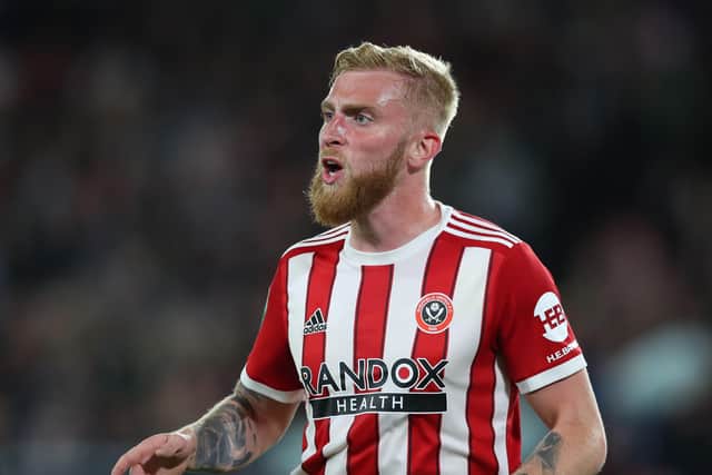 Out: Scotland striker Oli McBurnie will miss the Blades game with Coventry City as he is isolating. Picture: Simon Bellis/Sportimage