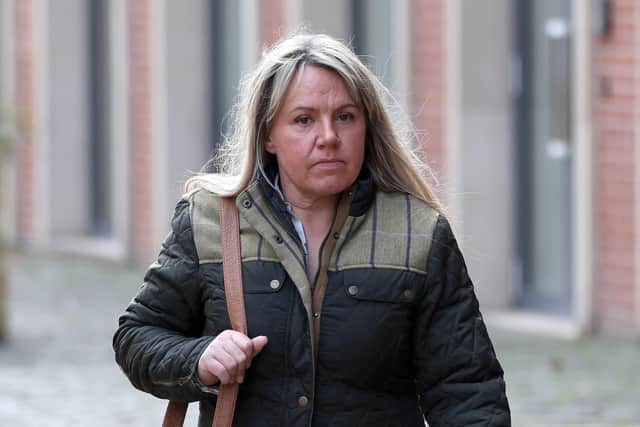 Nelson's owner Suzanne Cooke arrives at court (image: Glen Minikin)