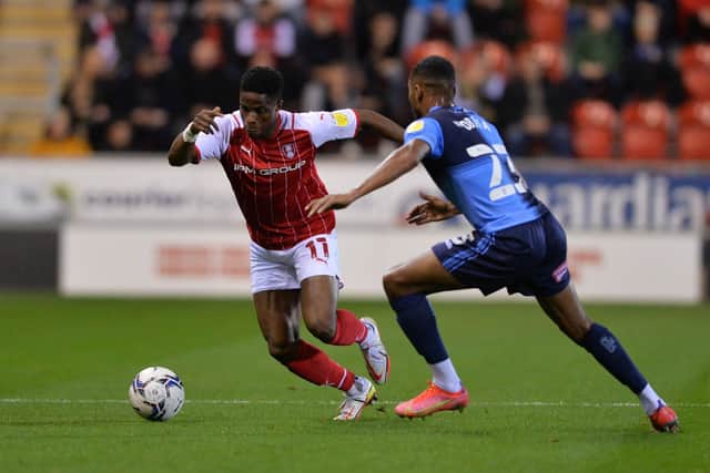 EYE-CATCHING: Chiedozie Ogbene has produced some notable performances for Rotherham United this season, and on the international stage or the Republic of Ireland. Picture: Bruce Rollinson