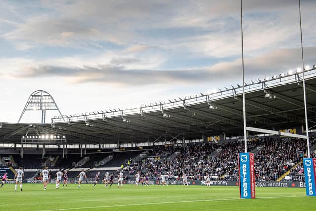 Hull’s MKM Stadium will host the World Cup match between New Zealand and Jamaica on Saturday, October 22, 2022. Picture: Allan McKenzie/SWpix.com.