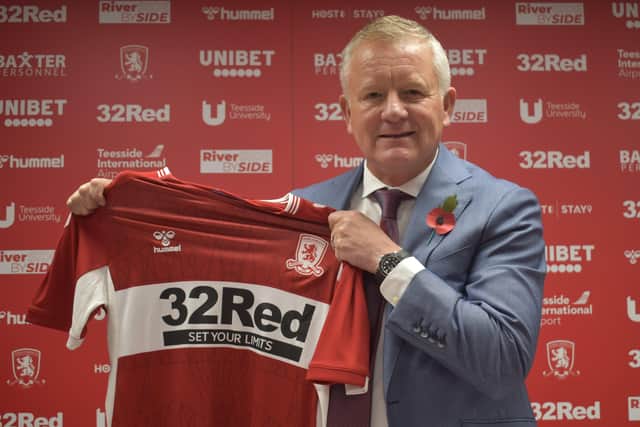 Chris Wilder unveiled as the new Middlesbrough boss (Picture: Middlesbrough FC)