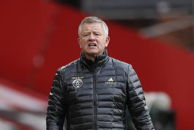 Chris Wilder in his days as Sheffield United manager (Picture: Darren Staples/Sportimage)
