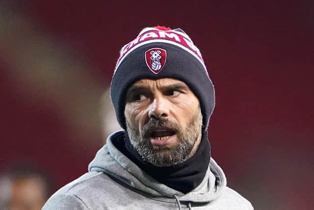 INTO SECOND: Rotherham United manager Paul Warne has guided his side into the automatic promotion spots. Picture: PA Wire.
