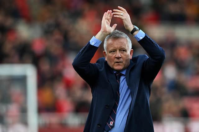 MIXED FEELINGS: Chris Wilder was pleased with Middlesbrough's performance, but disappointed with the result