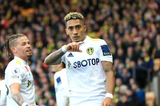 Leeds United's Raphinha Picture: Stephen Pond/Getty Images