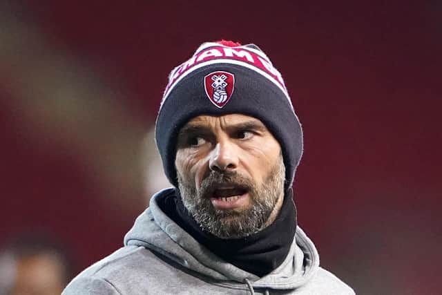 PAUL WARNE: Rotherham United manager. Picture: PA Wire.