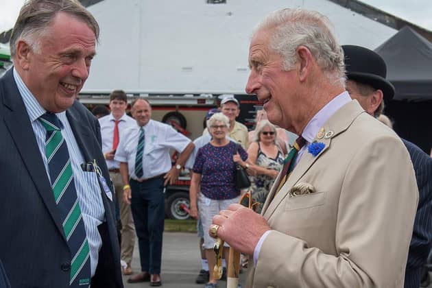 Geoff Brown meets the Prince of Wales at the Great Yorkshire Show.