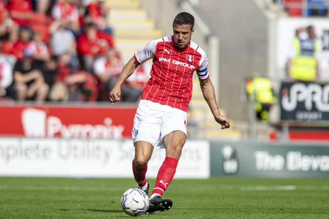 Rotherham United captain Richard Wood is a player whose workload has to be managed (
Picture: Tony Johnson)