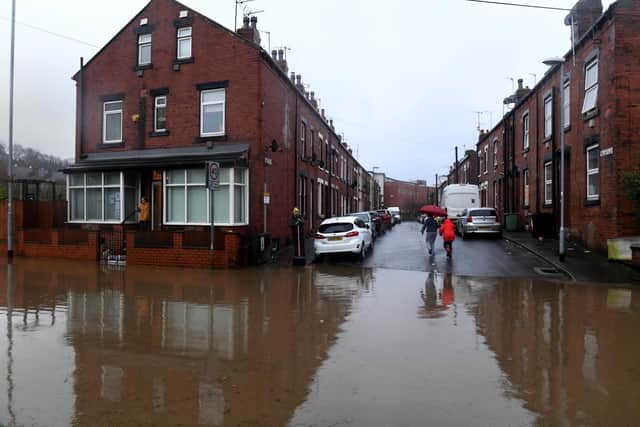 Flooding in Branch Road, Leeds