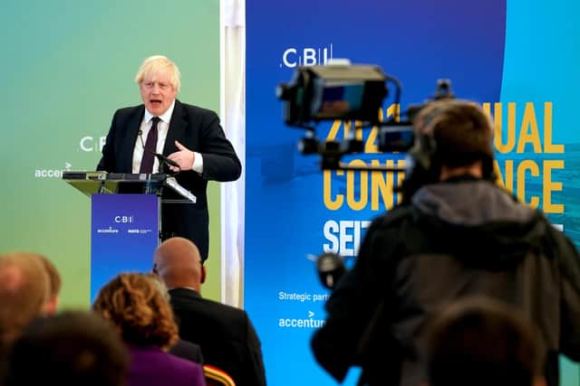 This was Boris Johnson during his 'Peppa Pig' speech to the CBI on Monday that fuelled further doubts about his leadership.