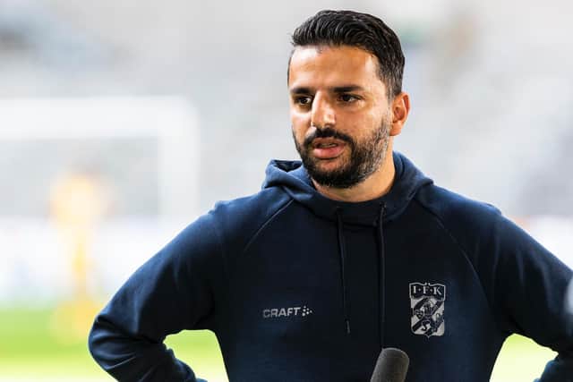 NEW COACH: Poya Asbaghi started his new job at Oakwell on Monday